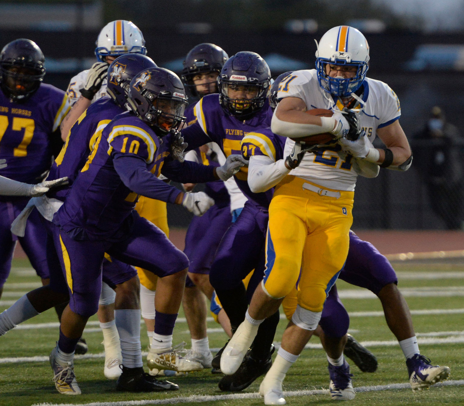 Football: Queensbury at Troy